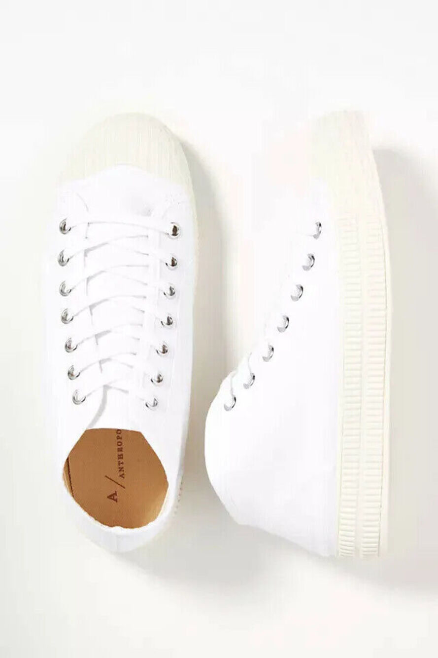 Anthropologie High Top Heritage Canvas Sneakers 37